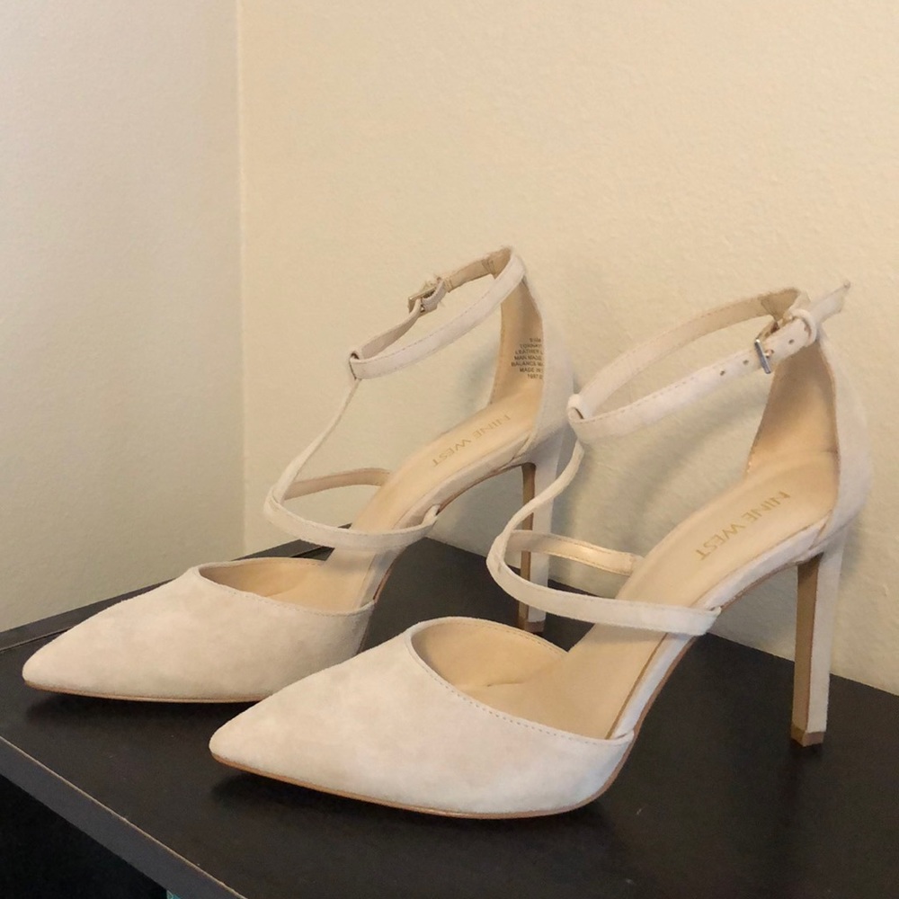 Strappy Nine West Heels, Basically Brand New!